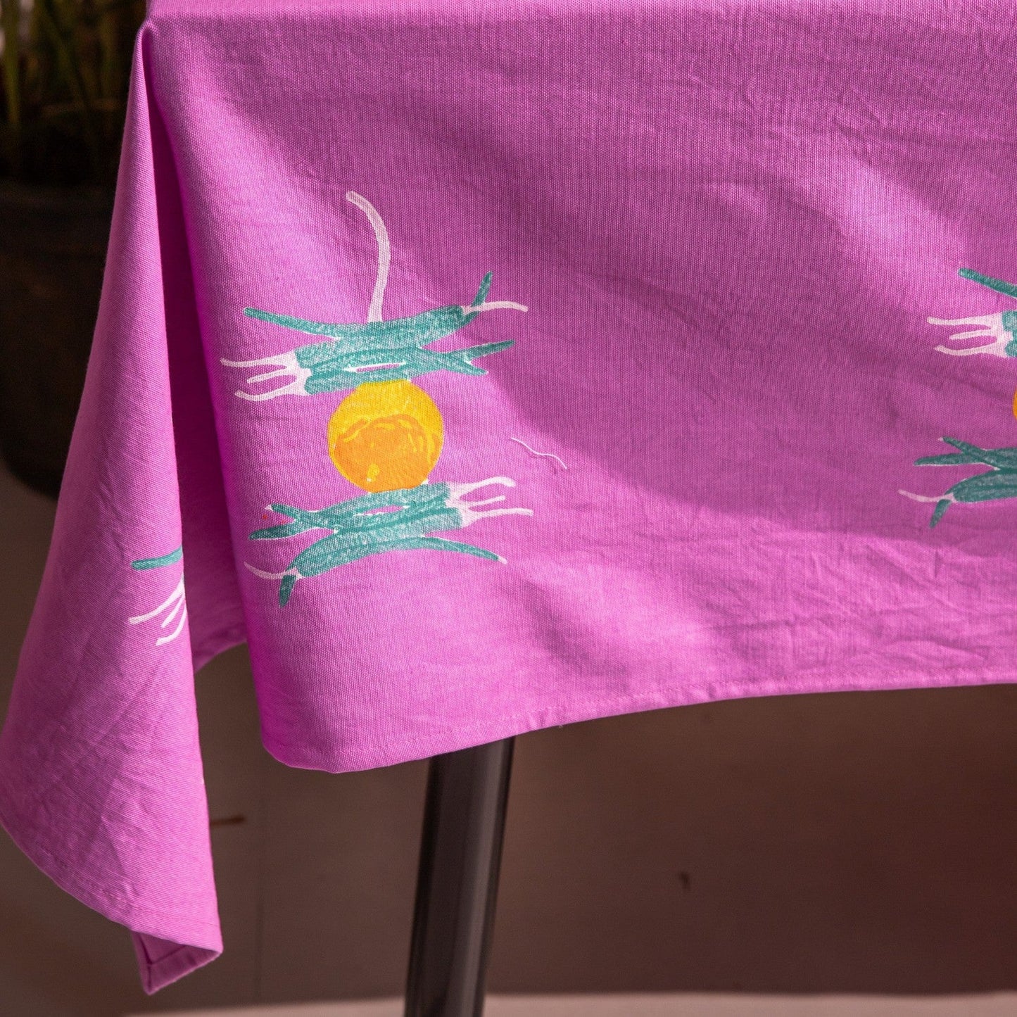 Colorful Nimbu Mirchi Table Linen Set