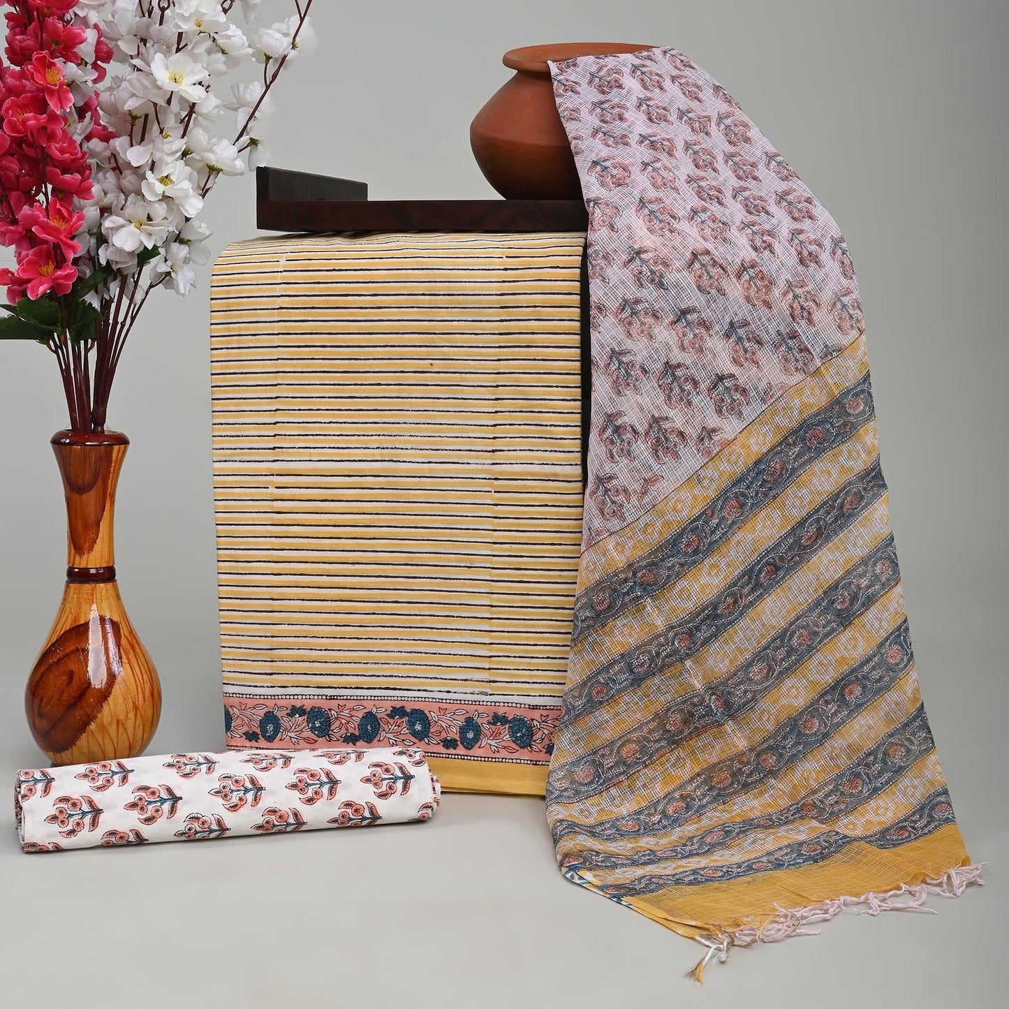 KOTA DORIYA DUPATTA COTTON SUIT