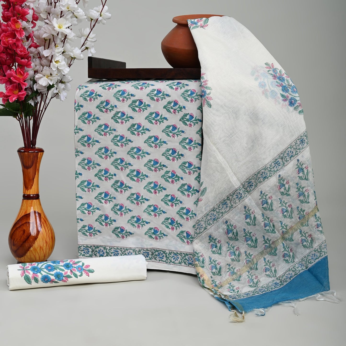 CHANDERI COTTON DUPATTA