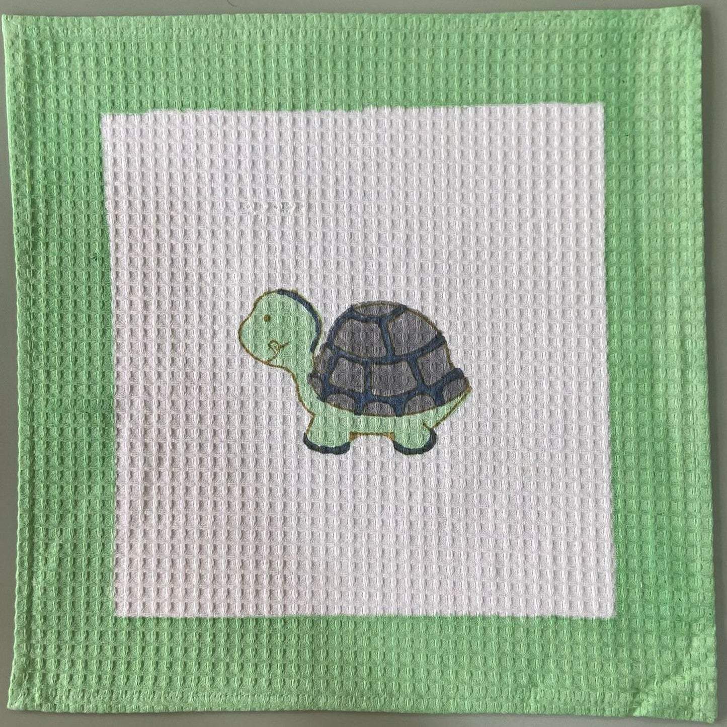 Tortoise Kids Blockprint Bath/Hand/ Waffle Towel